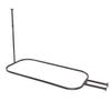 Utopia Alley Rustproof Wall Mounted Aluminum Hoop Shower Rod | Ceiling Support for Clawfoot Tub, 54 Inch Extra Large Size by 26 Inch, Stylish & Comfortable Bathroom Decor, Bronze (64"L x 26"W) view 2