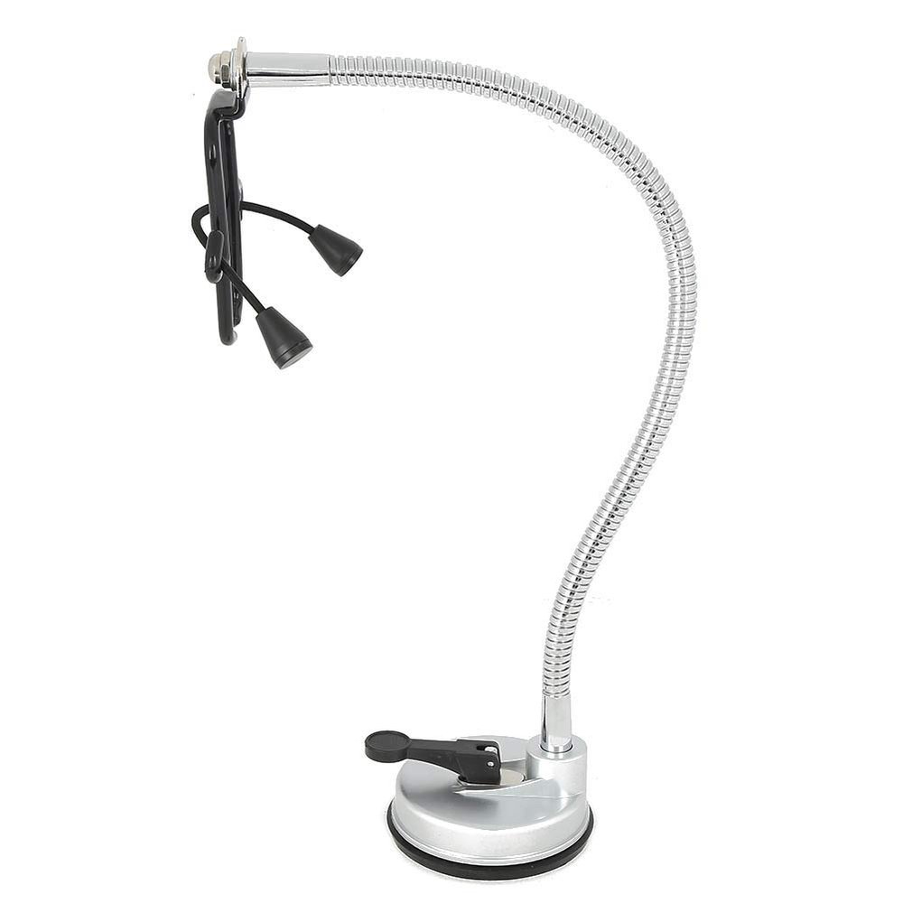 MAVIS LAVEN Hair Dryer Holder, Hair Dryer Stand 360 Freely Rotation Hair Dryer Wall Holder Hands Hair Blower Stand Suction Cup