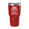 BeeTeeStore Medical Assistant Tumbler - Funny Healthcare Assistant Gift with Humorous Quote - 30oz Red Stainless Steel Insulated Coffee Cup for National Medical Assistants Day view 1