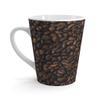 Close Up Coffee Beans Latte mug view 4