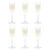 Bodum Oktett BPA-Free SAN Plastic Shatterproof Glass, 4 Ounce (6-Pack), Champagne Flute view 1