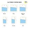 Serta ThermaGel Cooling, Pressure-Relieving Memory Foam Mattress Topper, 3 Inch, Queen,Blue view 2