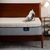 Serta CopperGel Cooling, Pressure-Relieving Memory Foam Mattress Topper, 2 Inch, King view 1