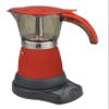 Bene Casa Red Portable Electric Espresso Maker 3 or 6 Cups/Cafetera Roja Portable Electrica Espresso de 3 o 6 Tasas view 1