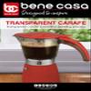 Bene Casa Red Portable Electric Espresso Maker 3 or 6 Cups/Cafetera Roja Portable Electrica Espresso de 3 o 6 Tasas view 4