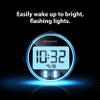 Bellman & Symfon Vibrating Alarm Clock Pro with Bed Shaker - Loud Alarm, Flashing LED Night Lights for Heavy Sleepers, Hard of Hearing and Deaf People - Alarm Clocks for Bedrooms with Backup Batteries view 3
