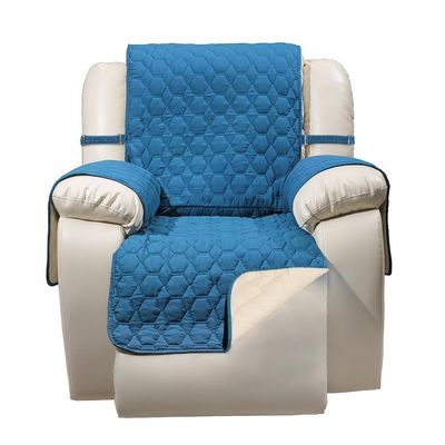 RBSC Home Recliner Chair Covers 23 Inches Peacock Blue Waterproof Recliner Slipcover for Dogs Washable (PeacockBlue, 23")