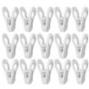 Cabilock 25-Pack Windproof Clothes Pins Plastic Clothespins with Non-Slip Teeth and Middle Buckle for Secure Clothes Drying Indoor Outdoor Laundry Clips view 1