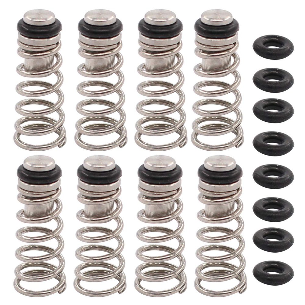ApplianPar Universal Poppet Valve with Springs for Homebrewing Draft Beer Ball and Pin Lock Keg Post Set of 8
