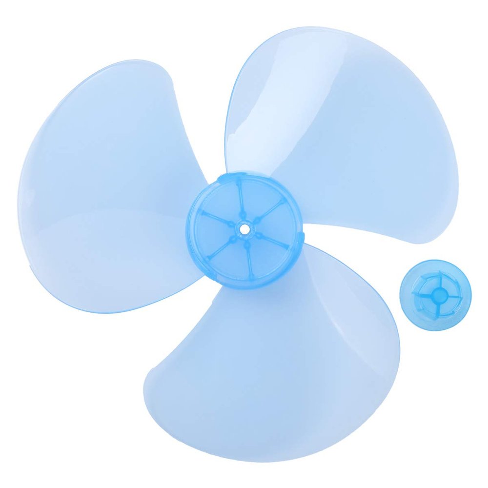 YiZYiF Plastic Round Bore Fan Blade 3/5 Leaves Replacement Electric Fan Leaves for Standing Pedestal Fan Table Fanner General Accessories Sky Blue 12 Inch