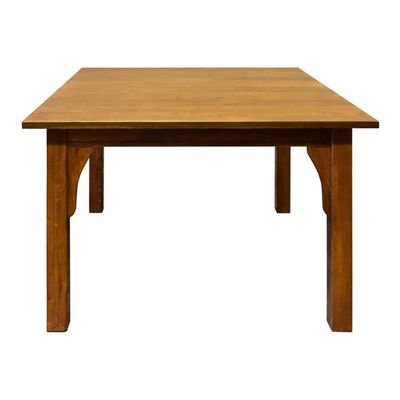Crafters and Weavers Arts & Crafts Mission Style White Oak Square Dining Table (Michael's Cherry)