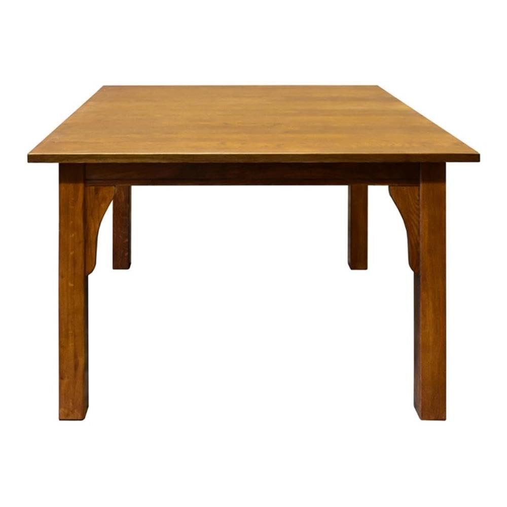 Crafters and Weavers Arts & Crafts Mission Style White Oak Square Dining Table (Michael's Cherry)