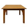 Crafters and Weavers Arts & Crafts Mission Style White Oak Square Dining Table (Michael's Cherry) view 1