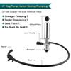 FERRODAY 4" Beer Keg Tap Heavy Duty Complete D-System Keg Pump US Beer Keg Pump for Sankey Keg Party Pump Picnic Keg Tap Keg Hand Pump Draft Beer Kegerator Pump Easy Lock 4 Inch Keg Pump Soda Pump view 2