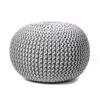 nuLOOM Ling Round Knit Ottoman Pouf view 3