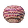 nuLOOM Ling Round Knit Ottoman Pouf view 3