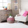 nuLOOM Ling Round Knit Ottoman Pouf view 4