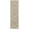 Oriental Weavers Florence Area Rug - 4334E - 2'3" x 7'6" - in Sage/Ivory - Vintage Inspired, Stain Resistant, Family and Pet Friendly, Entryway, Hallway Runner Rug view 1