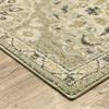 Oriental Weavers Florence Area Rug - 4334E - 2'3" x 7'6" - in Sage/Ivory - Vintage Inspired, Stain Resistant, Family and Pet Friendly, Entryway, Hallway Runner Rug view 2