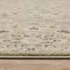 Oriental Weavers Florence Area Rug - 4334E - 2'3" x 7'6" - in Sage/Ivory - Vintage Inspired, Stain Resistant, Family and Pet Friendly, Entryway, Hallway Runner Rug view 3