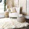 nuLOOM Ling Round Knit Filled Ottoman Pouf Gold 14" x 20" x 20" view 4