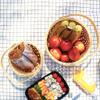Egg Basket, Modern Simple Portable Weave Hamper For Picnic Food Fruit Bread Bathroom Storage (Color : S) view 3