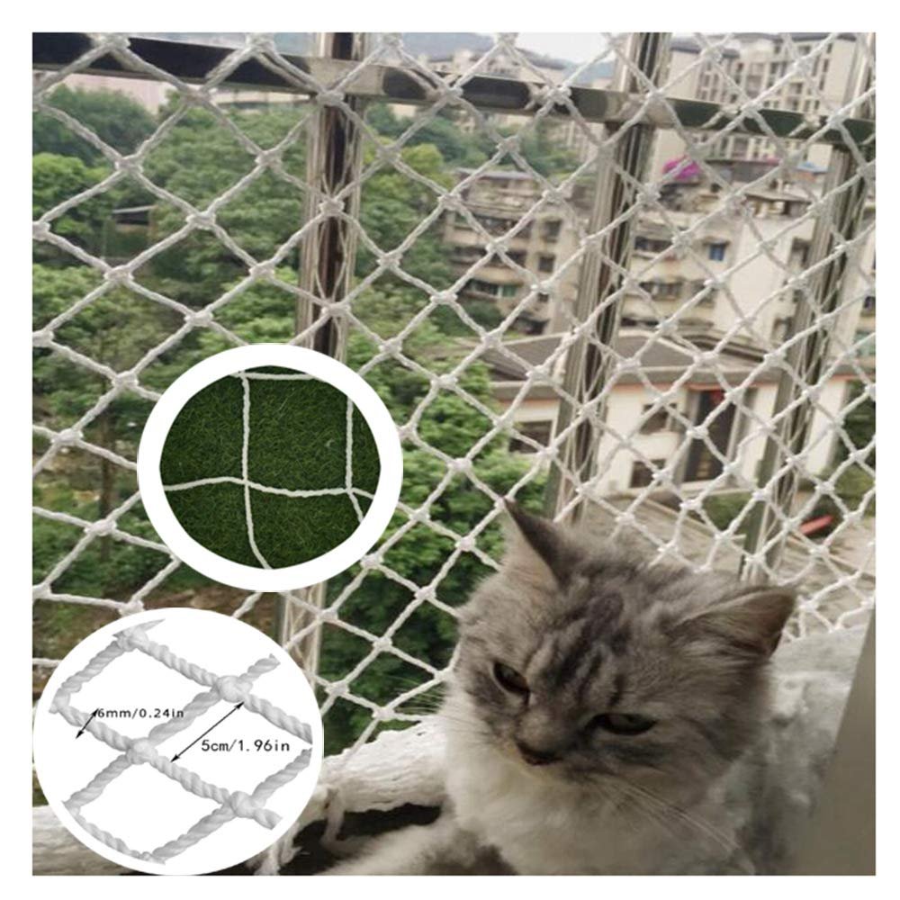 JHKJ Pet Climbing Net,Children's Indoor and Outdoor Climbing Nets, Stairs, Balcony Safety Nets, Cargo Fall Prevention Net Pet Safety Net,1x 3m3.3 * 10ft
