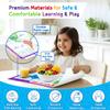 Simply Magic 5 Placemats for Kids - Kids Placemat Non Slip, Washable Reusable Children Placemat, Educational Placemats: USA and World Maps, Periodic Table, US Presidents, Plastic Place Mats for Kids view 3
