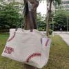 Baseball Mom Tote Handbag & 20OZ Tumbler Mugs Packages Baseball Embroidery Sports Mom Bag Baseball Themed Gifts for Women Baseball Coaches Lover view 4