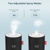 Portable Mini Cool Mist Humidifier, 500ml USB Personal Desktop Humidifier for Baby Bedroom Travel Office Home, Auto Shut-Off, 2 Mist Modes, Super Quiet (Black) view 4