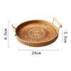 Egg Basket, Modern Simple Weave Hamper For Picnic Food Fruit Bread Bathroom Storage (Size : L) view 2