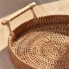 Egg Basket, Modern Simple Weave Hamper For Picnic Food Fruit Bread Bathroom Storage (Size : L) view 3