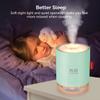 Green Portable Mini Humidifier, 500ml Small Cool Mist USB Desktop Humidifier for Baby Bedroom, Travel, Office, Home - Auto Shut-Off, 2 Mist Modes, Super Quiet view 3