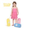 Premium Hooded Beach Towel for Kids Aged 3-10 | Drawstring Carry Bag Included | Size 30"x50" | Classic Children's Beach Towels for Girls and Boys | 100% Cotton Kids Beach Towel- Sunshine Yellow view 2