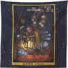 Baba Yaga The Hermit Tarot Card Tapestry - Slavic Pagan Witchcraft Wall Hanging Home Decor (80" x 68") view 1