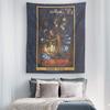 Baba Yaga The Hermit Tarot Card Tapestry - Slavic Pagan Witchcraft Wall Hanging Home Decor (80" x 68") view 2