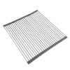 Ahyuan Roll up Dish Drying Rack Over The Sink Kitchen Roll up Sink Drying Rack Portable Dish Drainer Foldable Dish Drying Rack (Warm Gray, 20.5''X19.7'') view 1