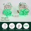 Brizled Green Christmas Lights, 69.6ft 300 Count Mini String Lights Connectable, 120V UL Certified Incandescent Light White Wire, Green Xmas Tree Light for Indoor Outdoor Xmas Halloween Tree Party view 3