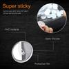OOTSR 2cm Adhesive Ceiling Hook Small Disc Hanging Hook with 2.5cm Binding Rings, Sticky Disc Powerful Poster Holder Ceiling Suspension and Wall Hooks Strong Tape Ceiling Flagpole Set view 3