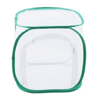 Toporchid 30x30x30cm Insect Cage Folding Collapsible Ventilated Insect Cage Light Transmission Zipper Mesh Cage(Style1)