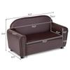 FANTASK Child s Sofa, Kid Armrest Sofa Chair Living Room Furniture, Kids Sofa Lounge Bed with Hidden Storage Compartment, Double Seat Upholstered Armchair, Great Gift for Kids, Toddlers view 3