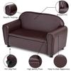 FANTASK Child s Sofa, Kid Armrest Sofa Chair Living Room Furniture, Kids Sofa Lounge Bed with Hidden Storage Compartment, Double Seat Upholstered Armchair, Great Gift for Kids, Toddlers view 4