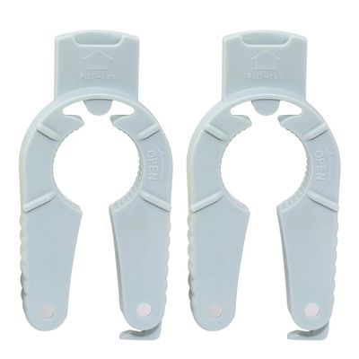 Hemoton 2-piece Kitchen Gadgets Set Bottle Opener Can Opener Soft Edge Anti-slip Design for Weak Hands Seniors Random Color