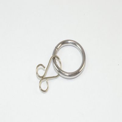 20 x Curtain Drape Rod Rings Loose Eye Chrome CP Steel ID 20mm - OD 26mm