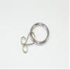 20 x Curtain Drape Rod Rings Loose Eye Chrome CP Steel ID 20mm - OD 26mm view 1