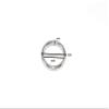 400 x Curtain Drape Pole Rod Rings Chrome Plated Steel ID 16mm - OD 18mm view 2