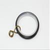 100 x Curtain Rod Rings Silent Type Loose Eye Black ID 35mm - OD 42mm view 1