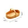 Egg Basket, Sturdy Durable Storage Hamper For Picnic Food Fruit Flower Bread Bathroom view 2