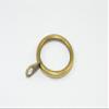 30 x Curtain Pole Rod Rings Fixed Eye Antique BRASSED ID 25mm - OD 32mm view 1