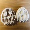 Saint Bernard Cookie Cutter and Dog Treat Cutter - Face - 3 inch view 1